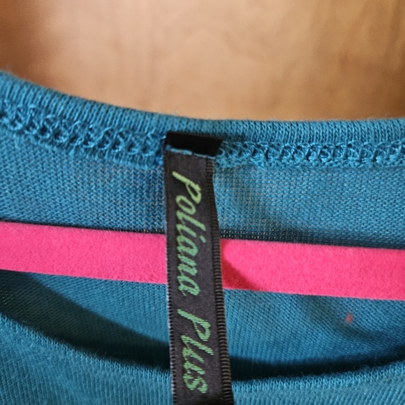 Polina Plus Turquoise Dress - Picture 5 of 6